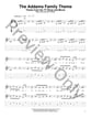The Addams Family Theme Guitar and Fretted sheet music cover